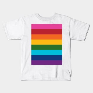 Pride Flag--Gilbert Baker's Original Design Kids T-Shirt